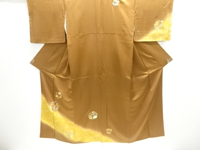 JAPANESE KIMONO / HOMONGI / FLOWER ROUNDEL